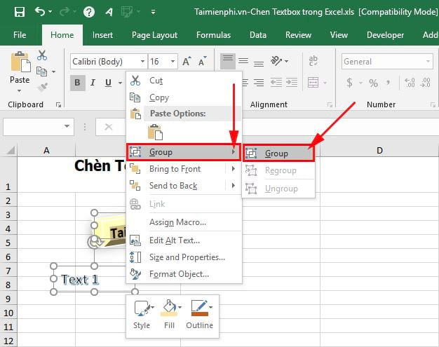 cach-chen-textbox-trong-excel