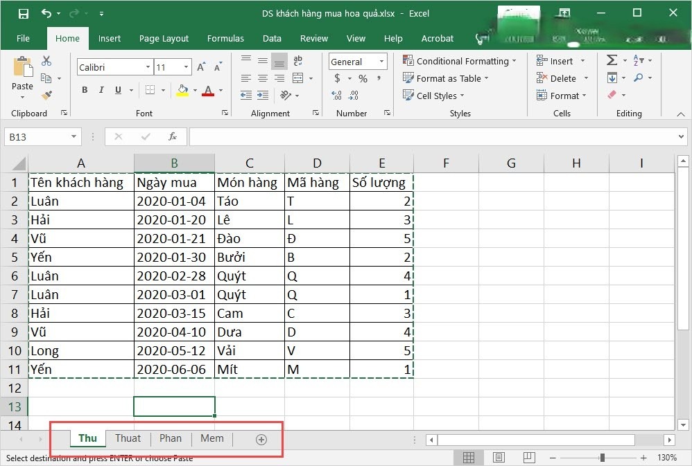 cach-in-nhieu-sheet-cung-luc-trong-excel